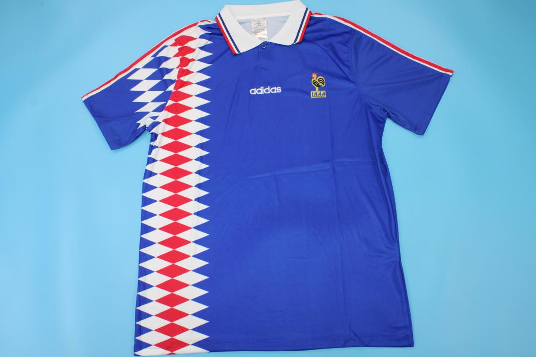 AAA Quality France 1994 Home Soccer Jersey